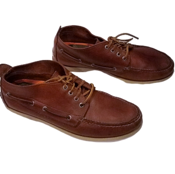 Sperry Topsider Leather Boardwalk Chukka Shoes - Picture 2 of 8